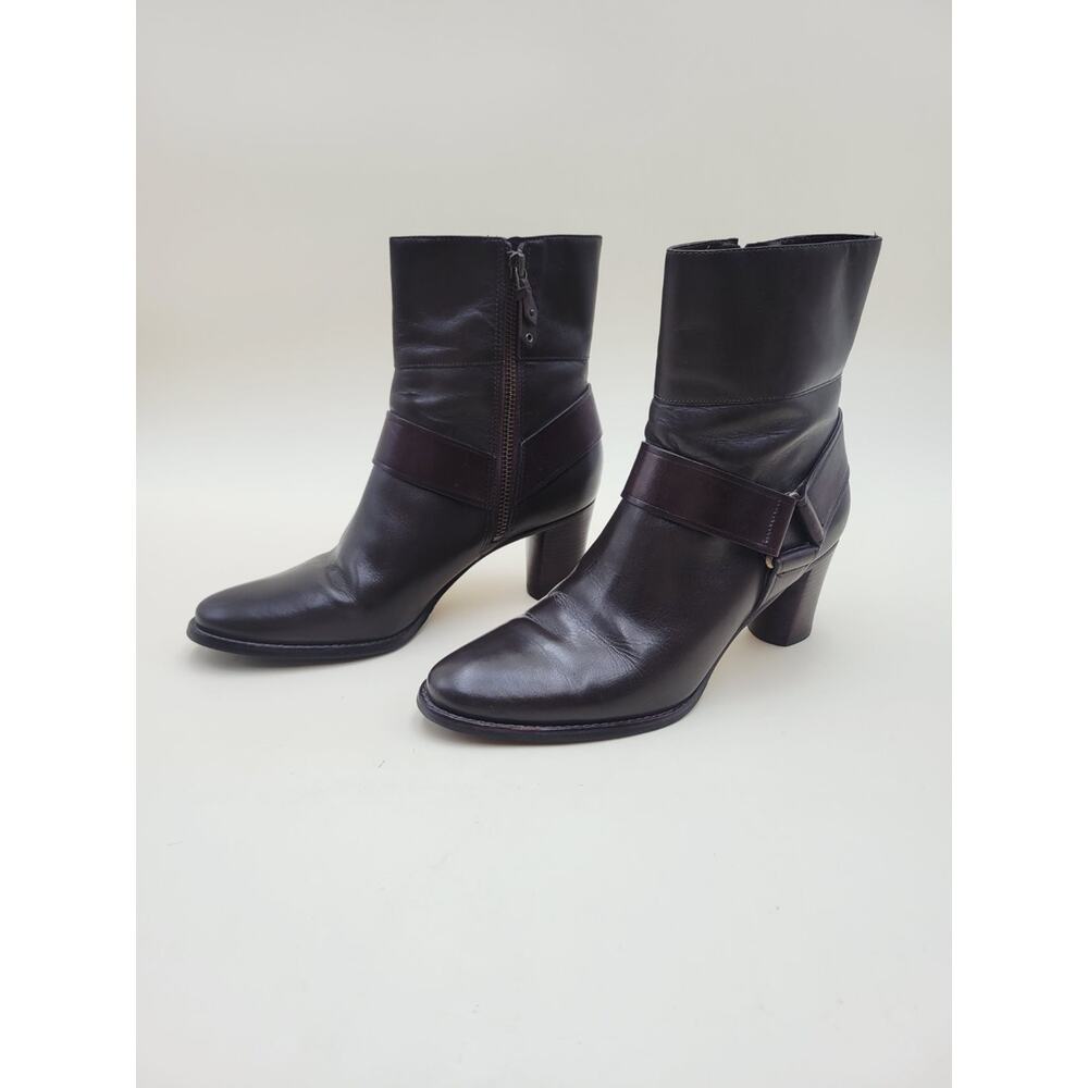 Cole Haan Air D32426 Harness Ankle Boots Womens Sz 6.5 B Dark Brown - Picture 3 of 11